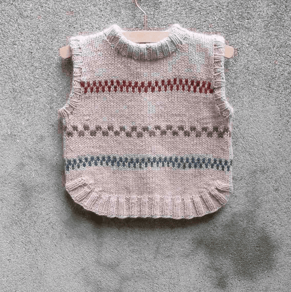 Bindiuppskrift – Pippi Poncho – Dansk