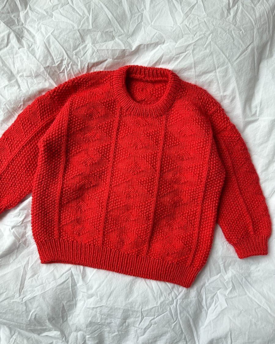Bindiuppskrift – Esther Sweater Junior