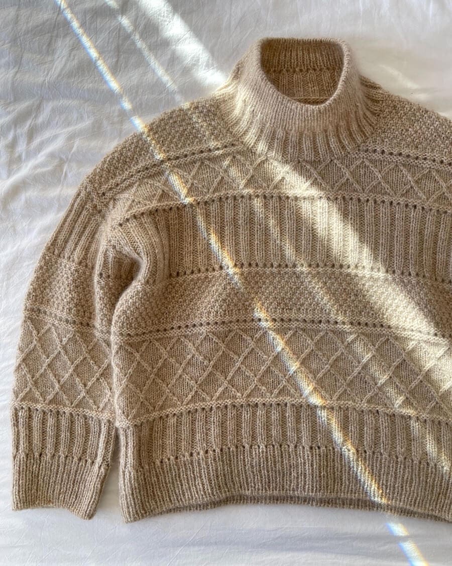 Bindiuppskrift – Ingrid Sweater