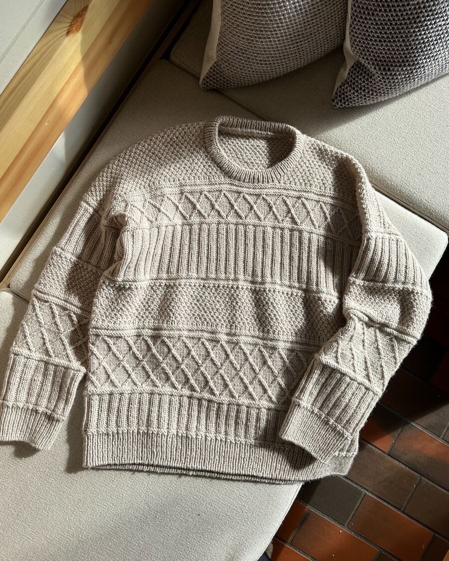 Bindiuppskrift – Ingrid Sweater Man