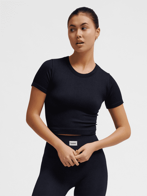 Pulse Seamless Rib W T-Shirt S/S