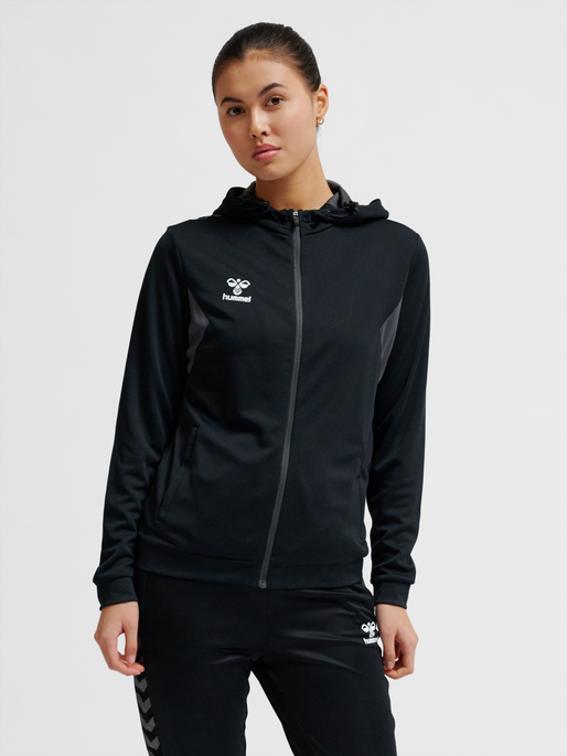 Authentic Pl Zip Joggingjakki V/Hettu, Svartur