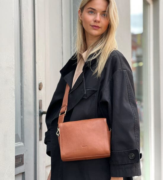 Litzy Taska 22X27X6Cm Cognac