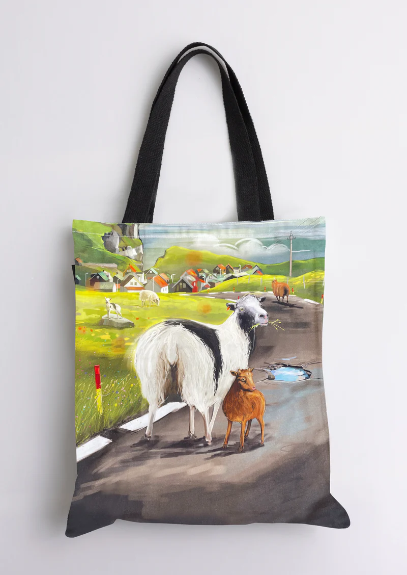Taska Tote Bag 45X40Cm – Summarkvøld
