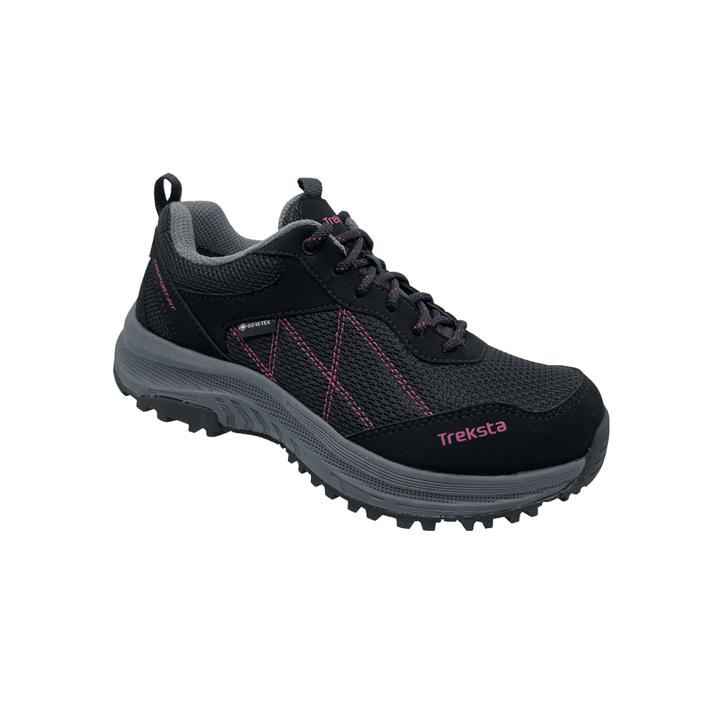 Verdal Low Lace Gtx Skógvar, Svartir/Lilla