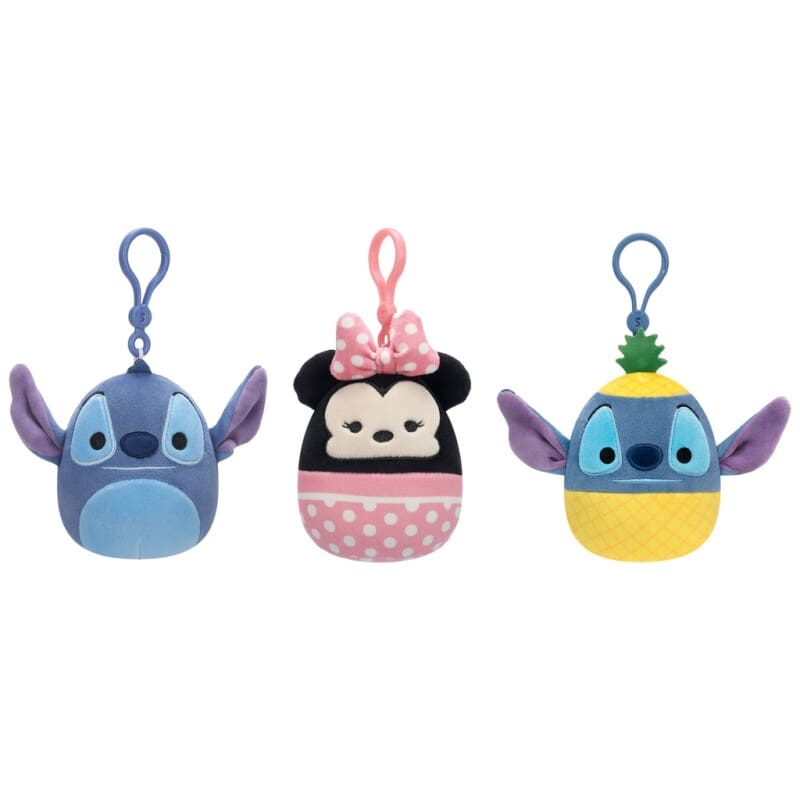 Squishmallows Disney Clip On 9Cm, Asst.