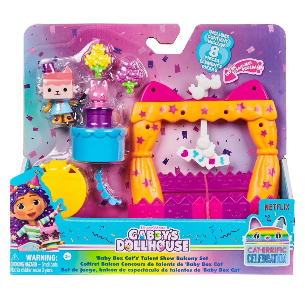 Gabby’S Dollhouse Balcony Set Asst