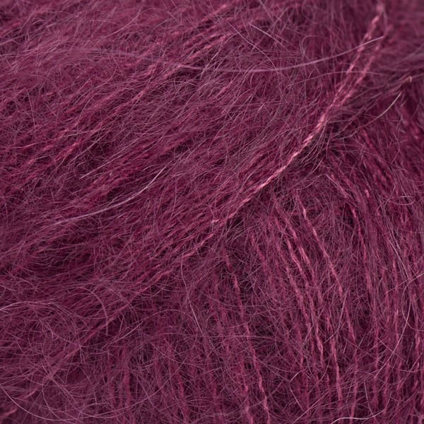 Kid-Silk Uni 69 Rubinrød