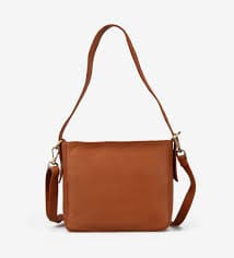 Ronja Taska 20X26X10Cm Cognac