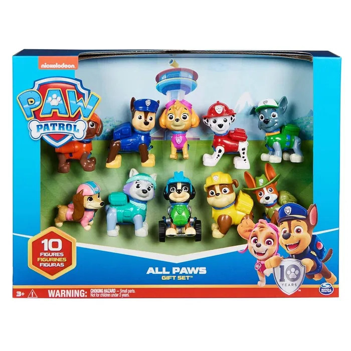 Paw Patrol Celebration Figurar 10 Stk
