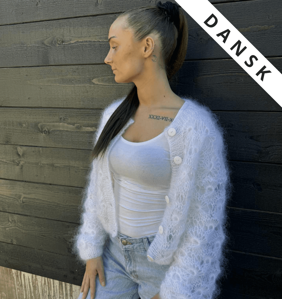 Opskrift – Aldarlilja Cardigan Dansk