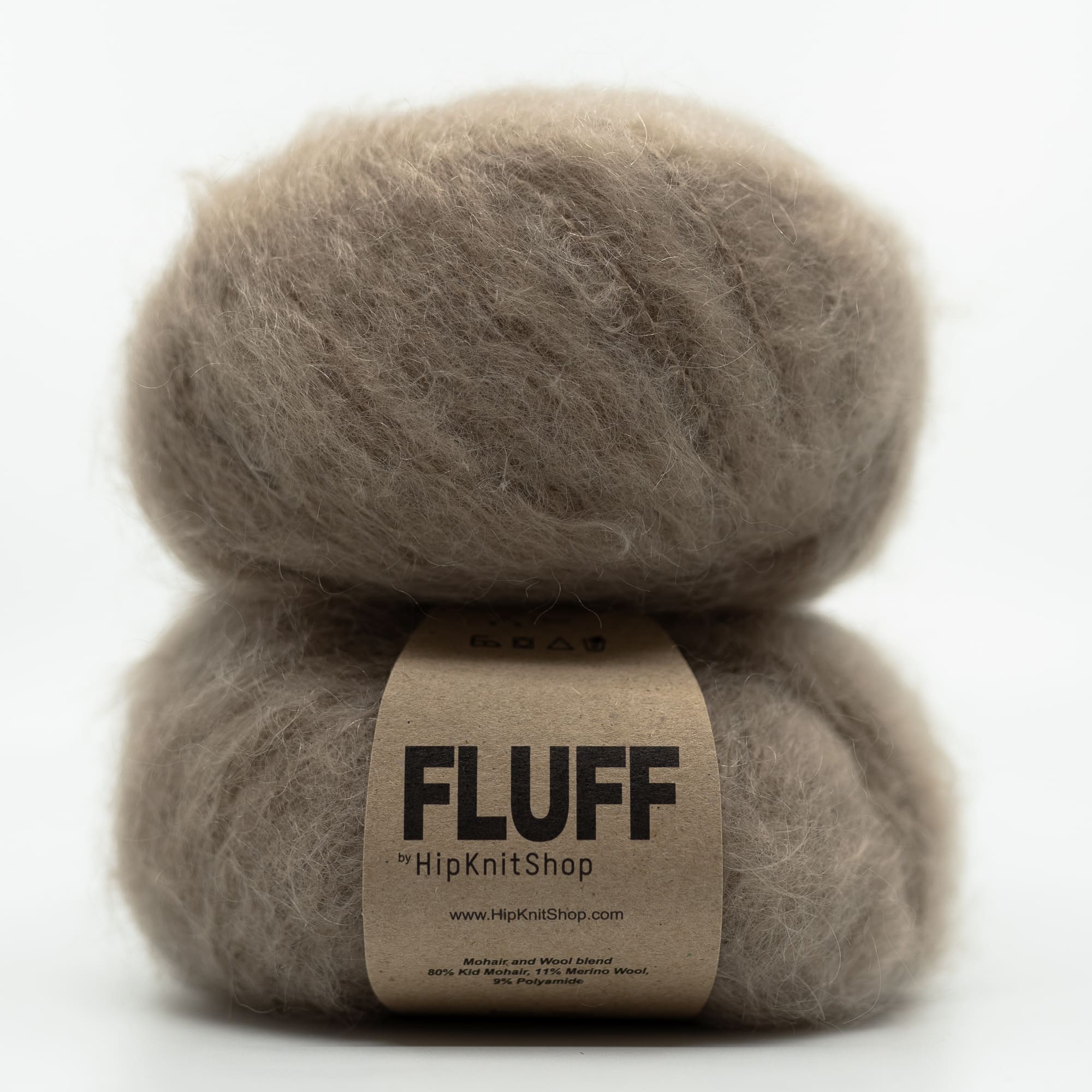 Fluff Mohair Yarn – Biscuit
