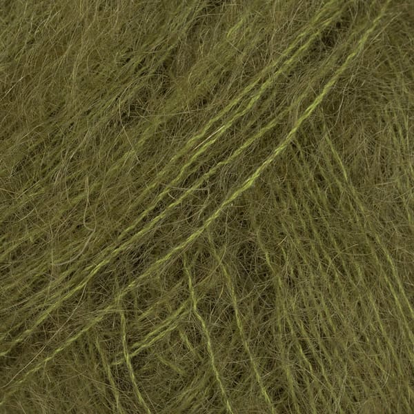 Kid-Silk Uni 66 Mørk Oliven