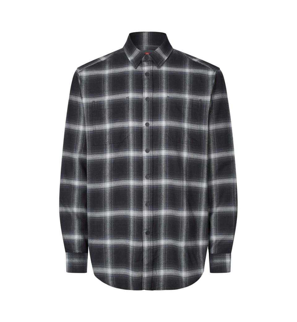 Flannellskjúrta Silver Grey (Unisex)