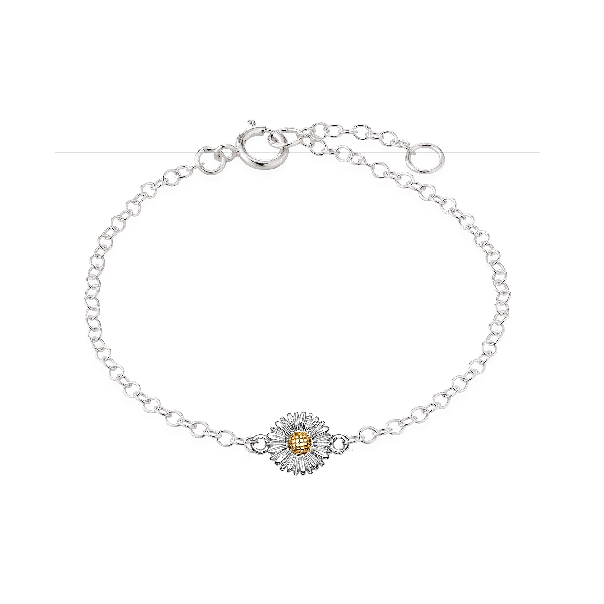 Marguerit Armband Til Børn, 14+2Cm, Sterling Silvur