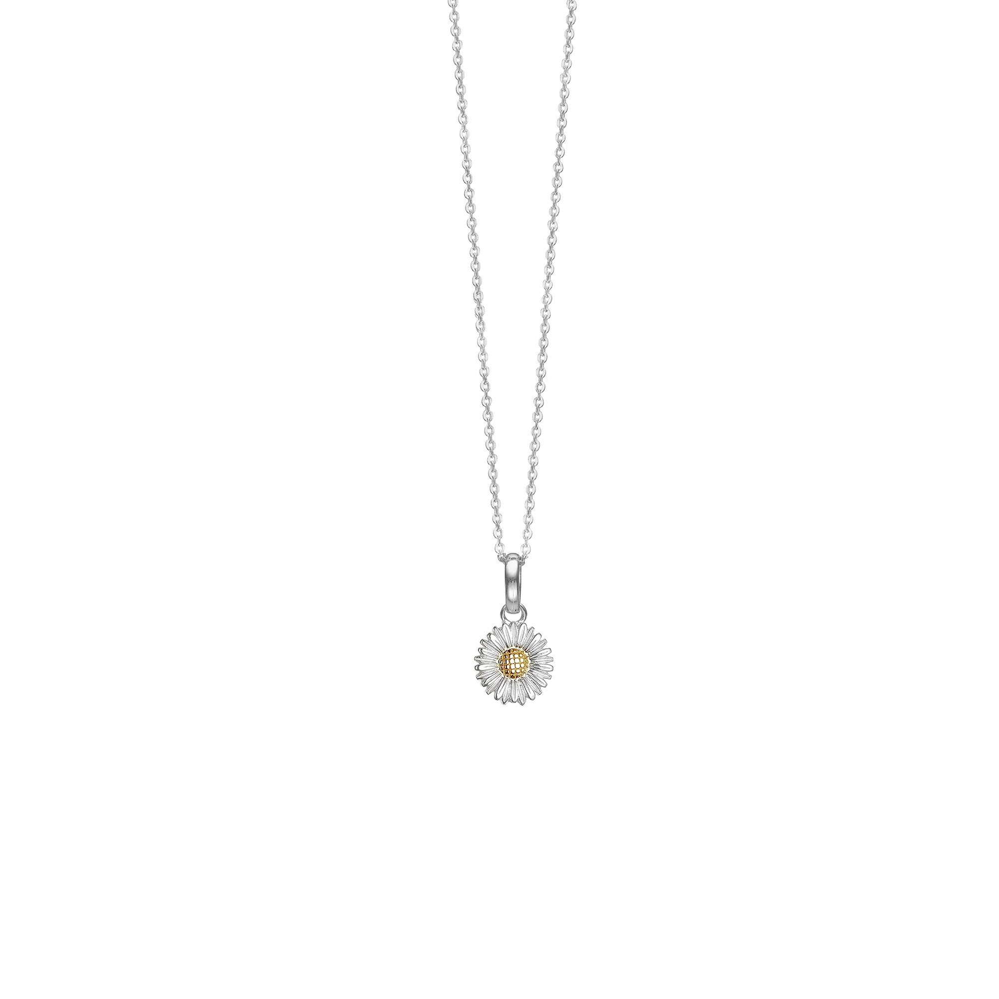Marguerit Hálsketa Til Børn, 38Cm, Sterling Silvur