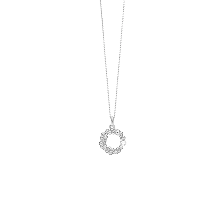 Tankebobler Hálsketa 45Cm, Sterling Silvur
