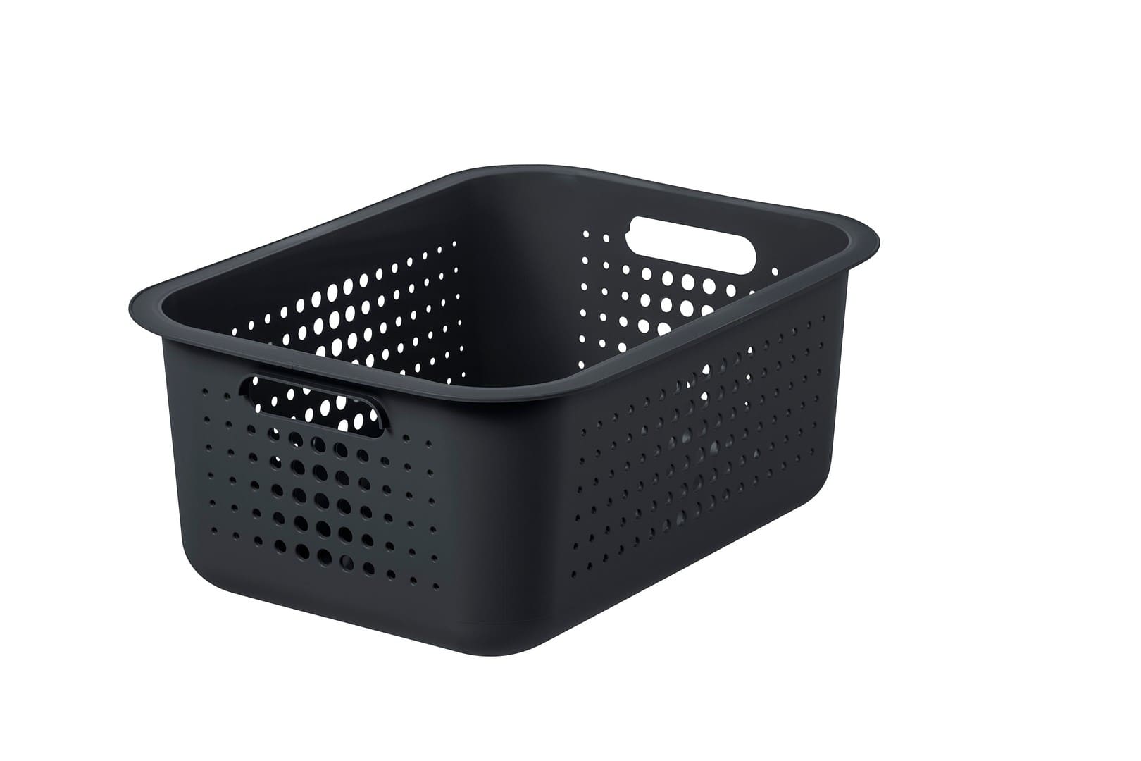 Kurv 10L 37X28X15Cm Antracit Grá