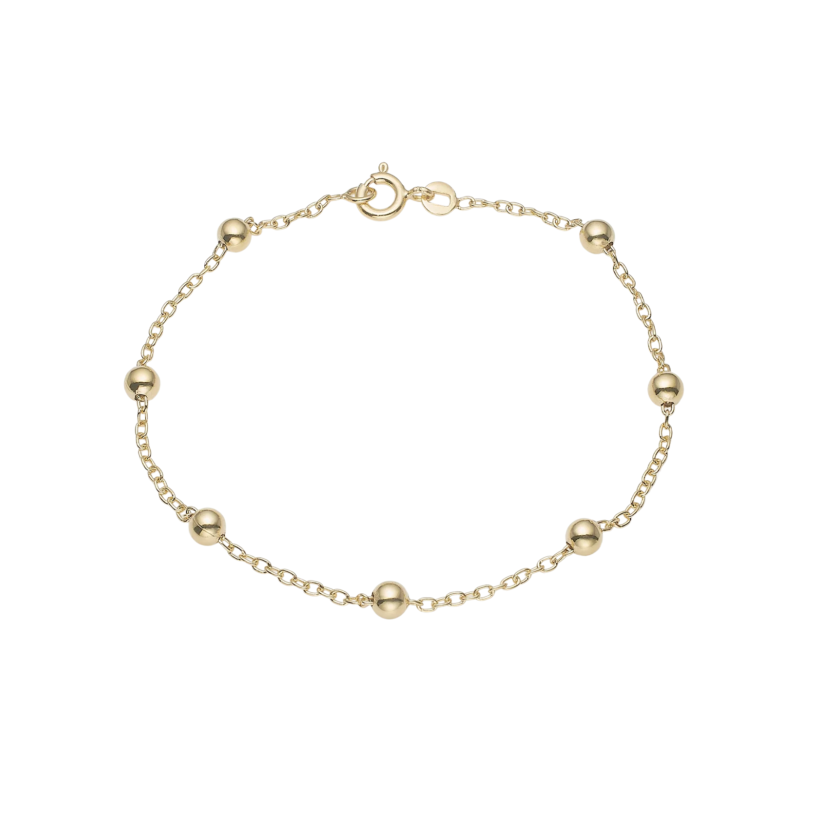 Armband V/Kúlum, 19Cm, Gylt, Sterling Silvur