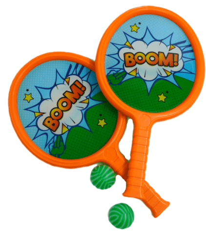Happy Summer Boom Bats Sæt Med Bolde